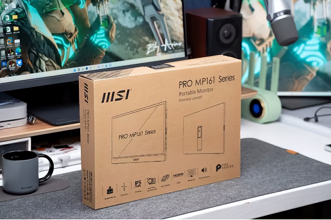 笔记本组双屏，NS打游戏，微星PROMP161便携显示器使用心得