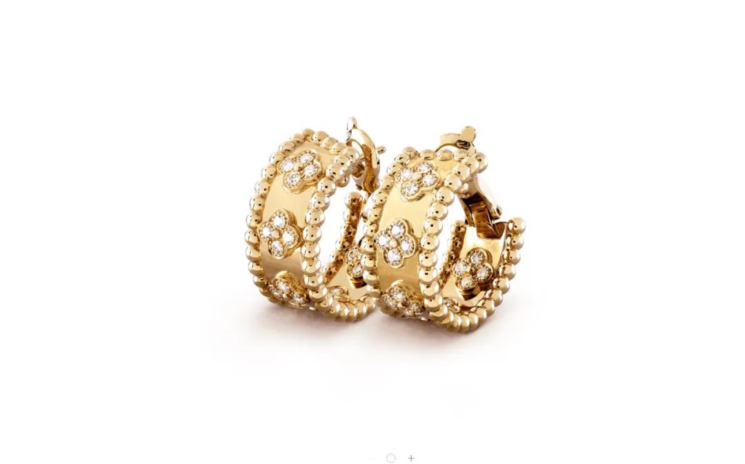 奢侈品耳环经典款卡地亚,宝格丽古董珠宝耳环