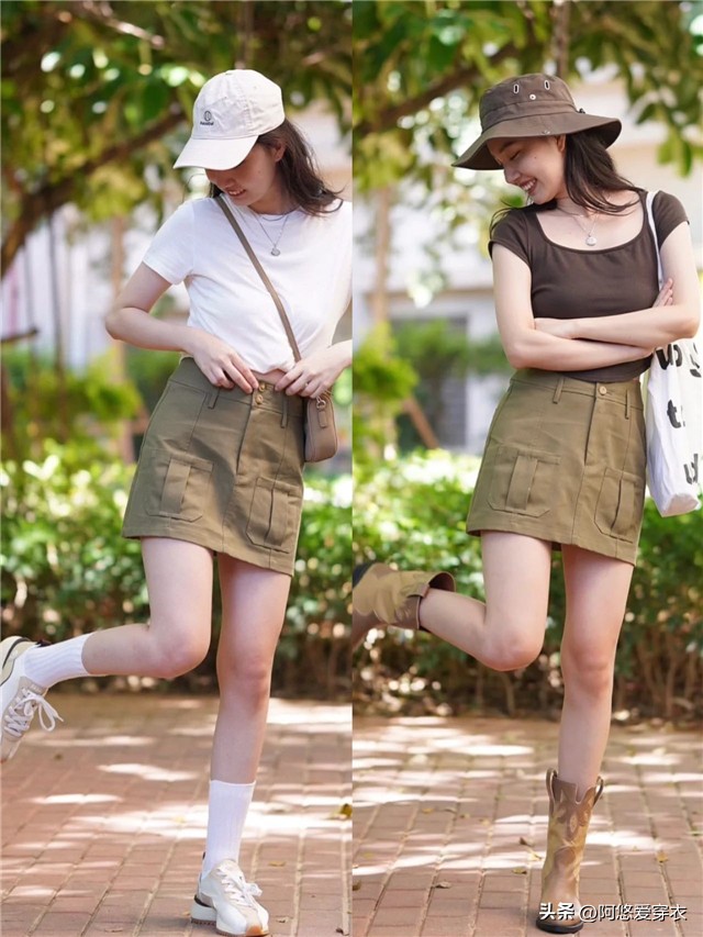 今年流行的休闲运动裙,休闲套装运动裙洋气减龄时髦短裙