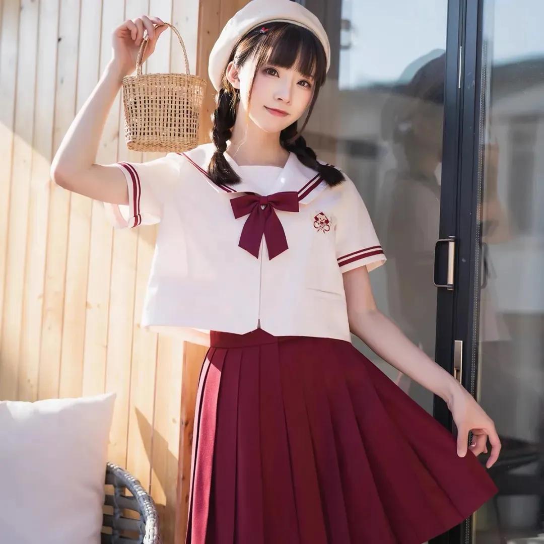 jk制服水手服怎么搭配,jk制服正版店铺全套水手服