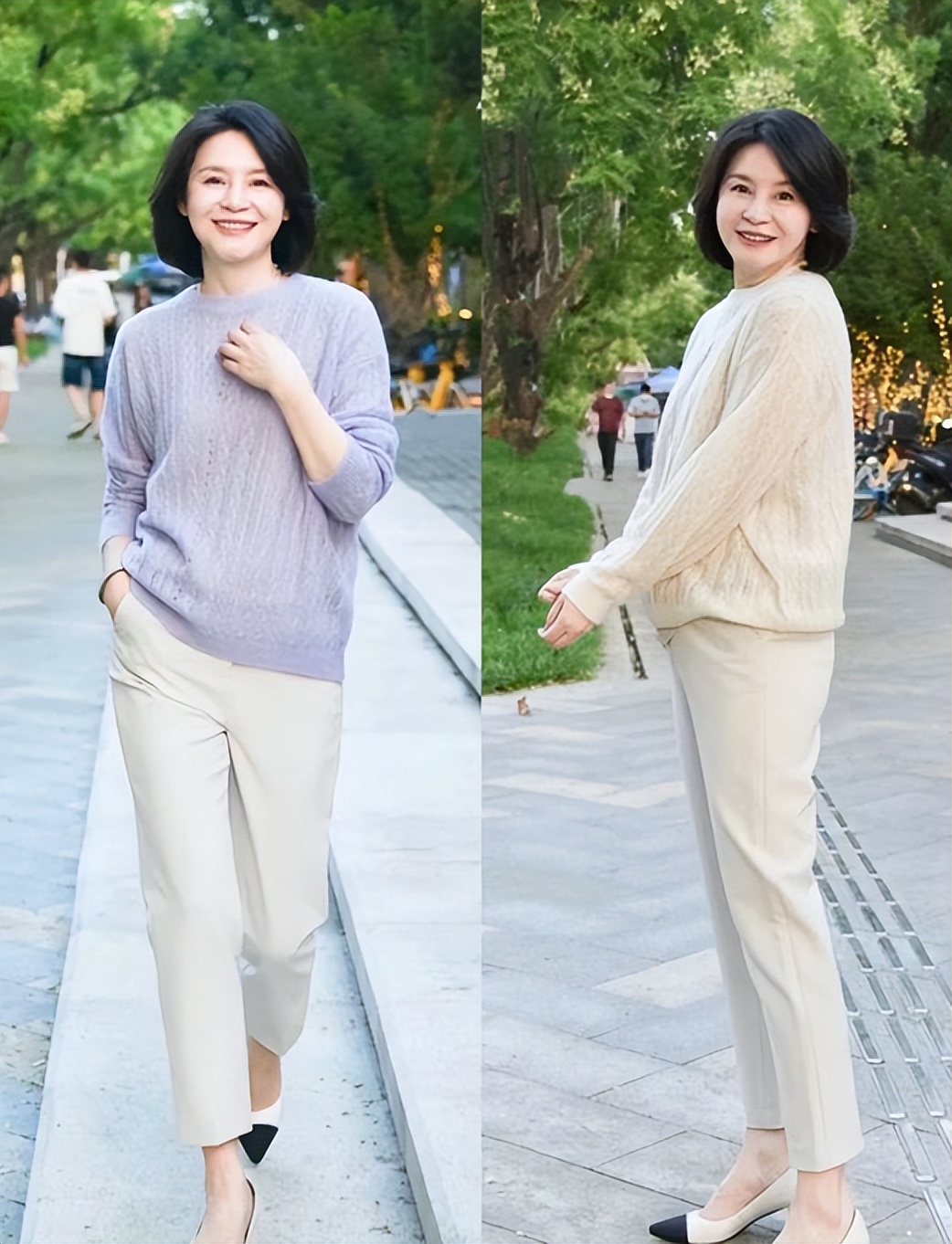 为什么说50+女人穿衣“面料决定价值”？这2种服装很显廉价