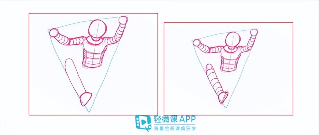 漫画人体各种动作教学画法,漫画人体的画法零基础