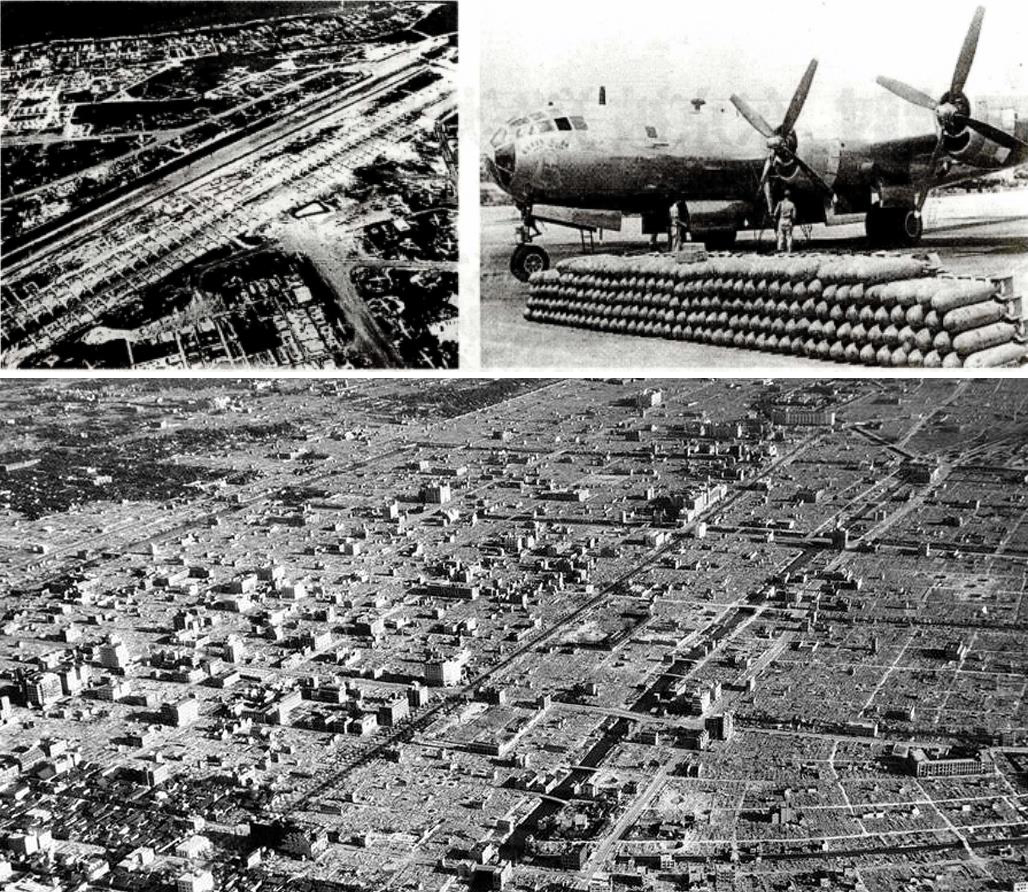 李梅火攻东京用了多少燃烧弹,1945年李梅轰炸日本东京