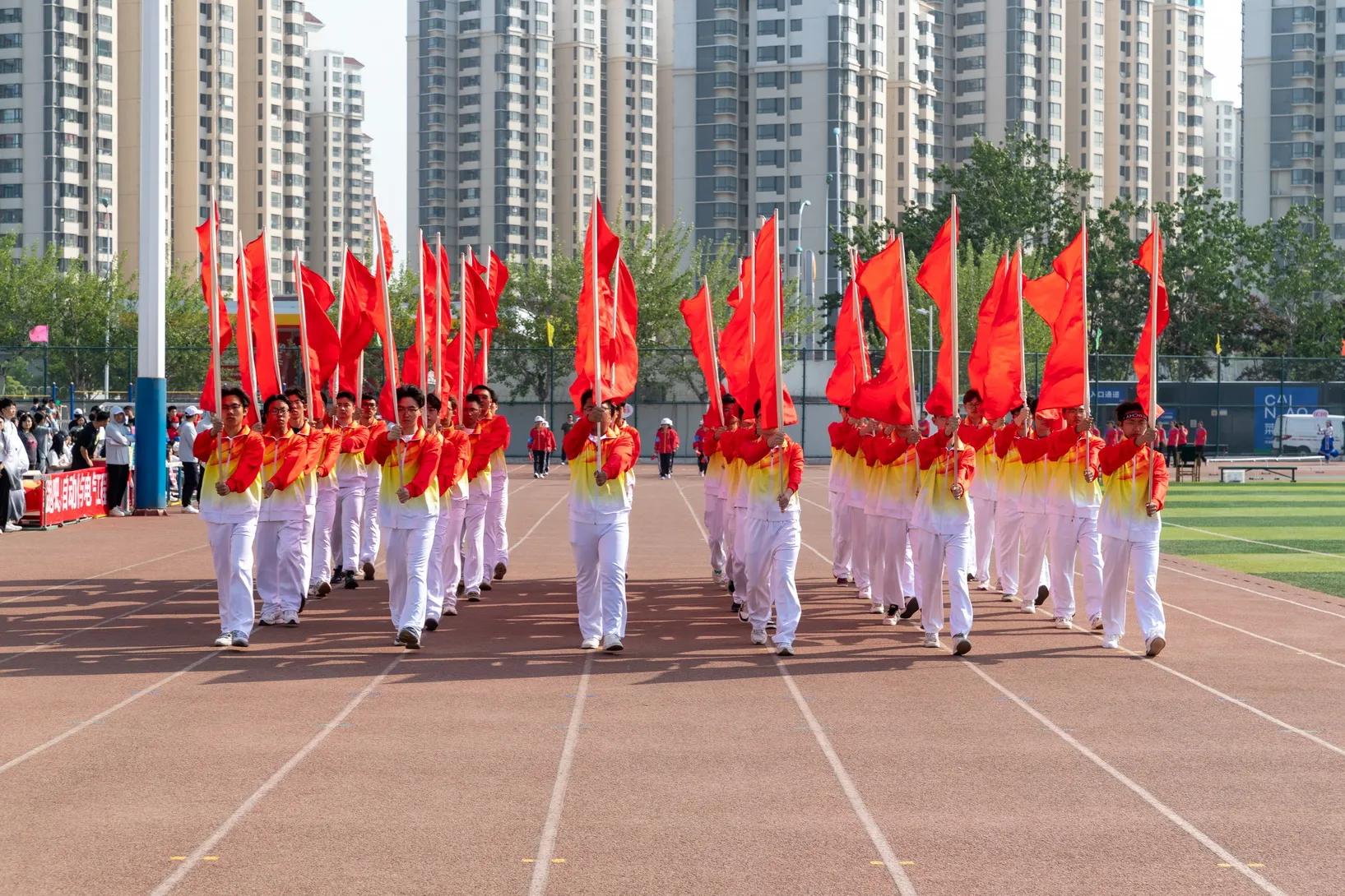 天职师大田径,天职师大运动会闭幕式