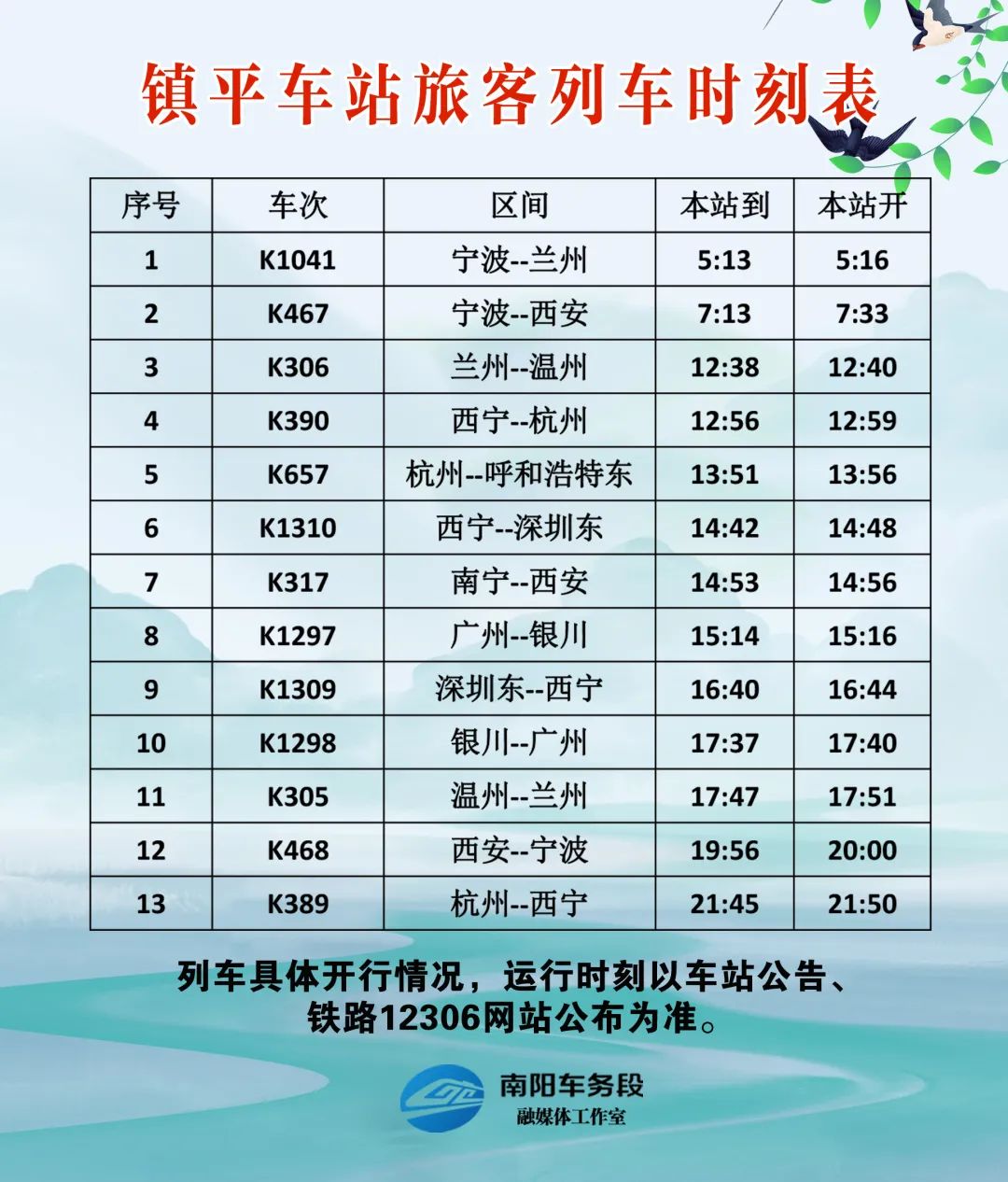 南阳东站列车时刻表查询,南阳车站最新列车时刻表