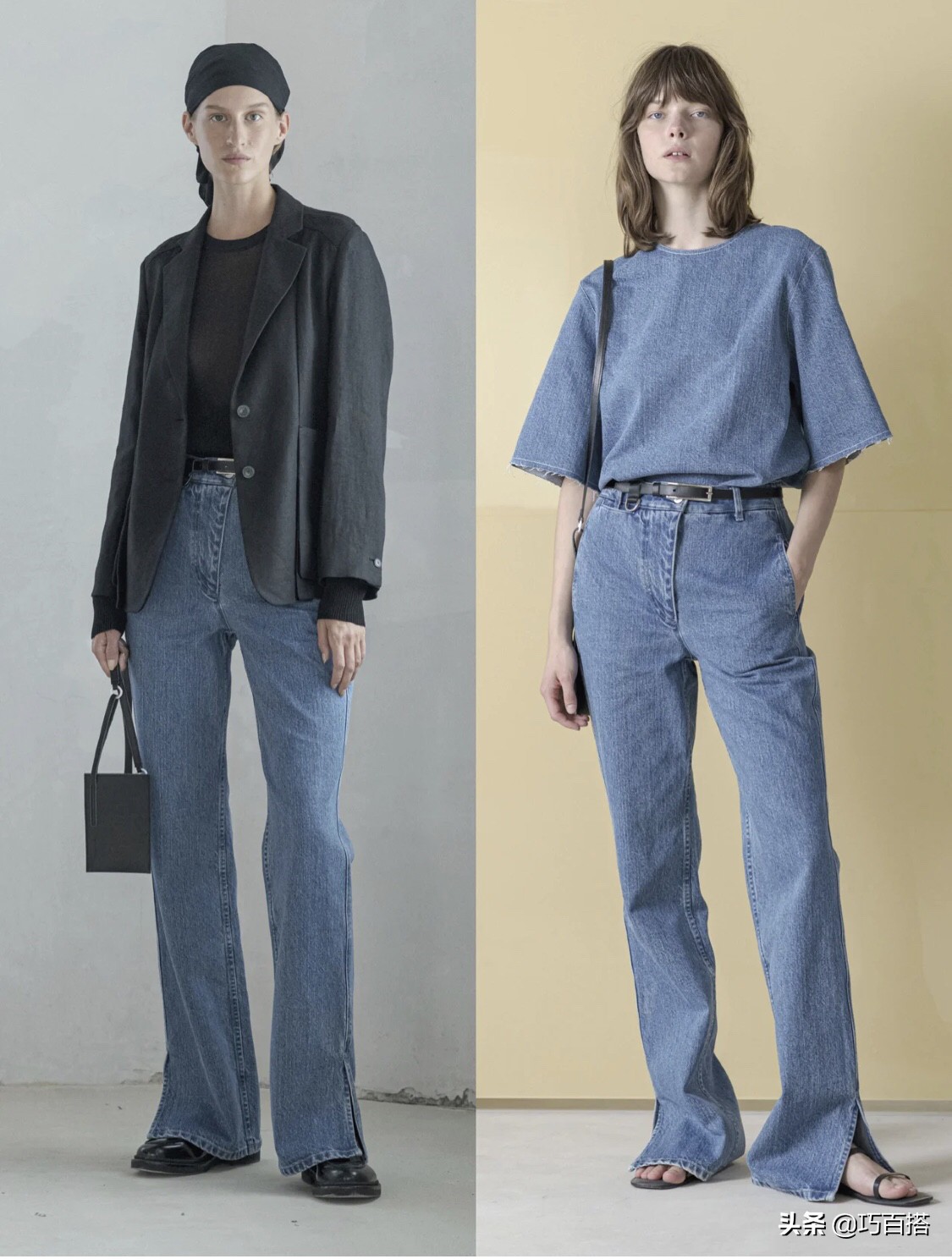 牛仔气质穿搭春季,早春穿牛仔才是真时髦
