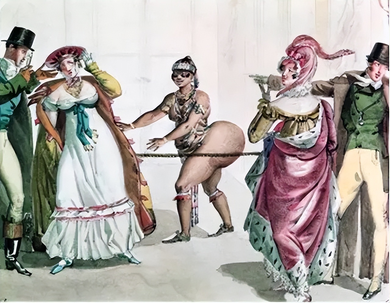 南非少女巴特曼照片,南非萨拉巴特曼标本