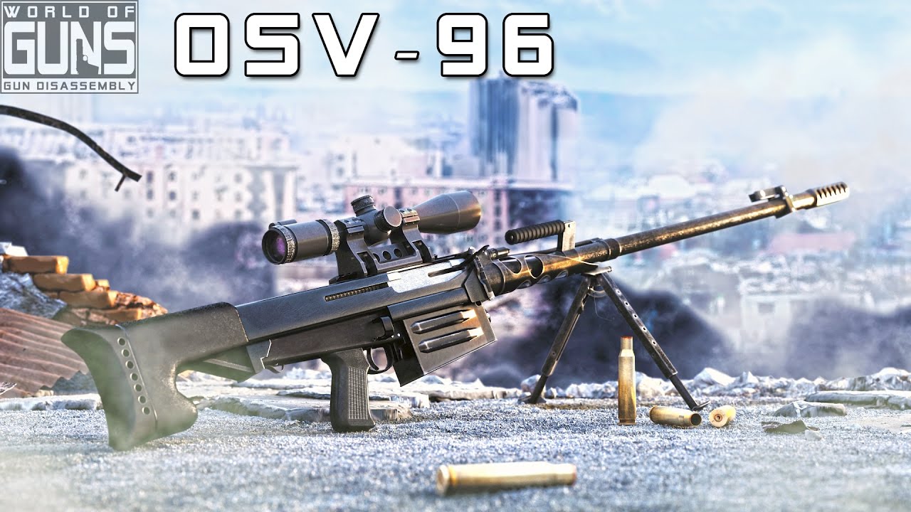俄罗斯OSV96反器材狙击步枪,osv-96精确射手步枪