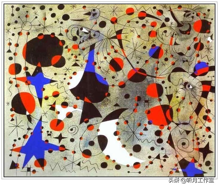 西班牙画家胡安米罗画,西班牙画家名画欣赏