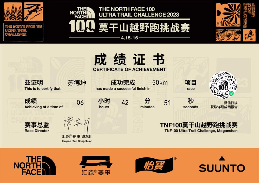 thenorthface100莫干山第一名,tnf100莫干山爬升