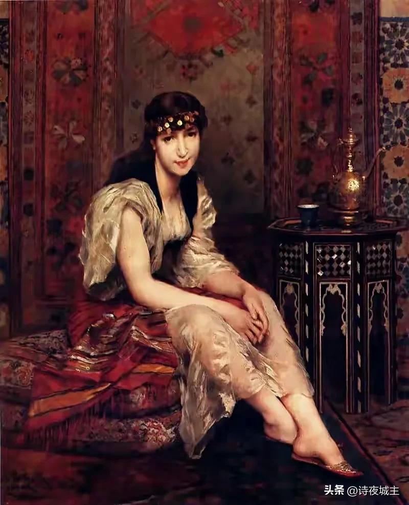 欧洲贵族宫廷肖像油画古典又雅致,欧式古典宫廷油画作品欣赏