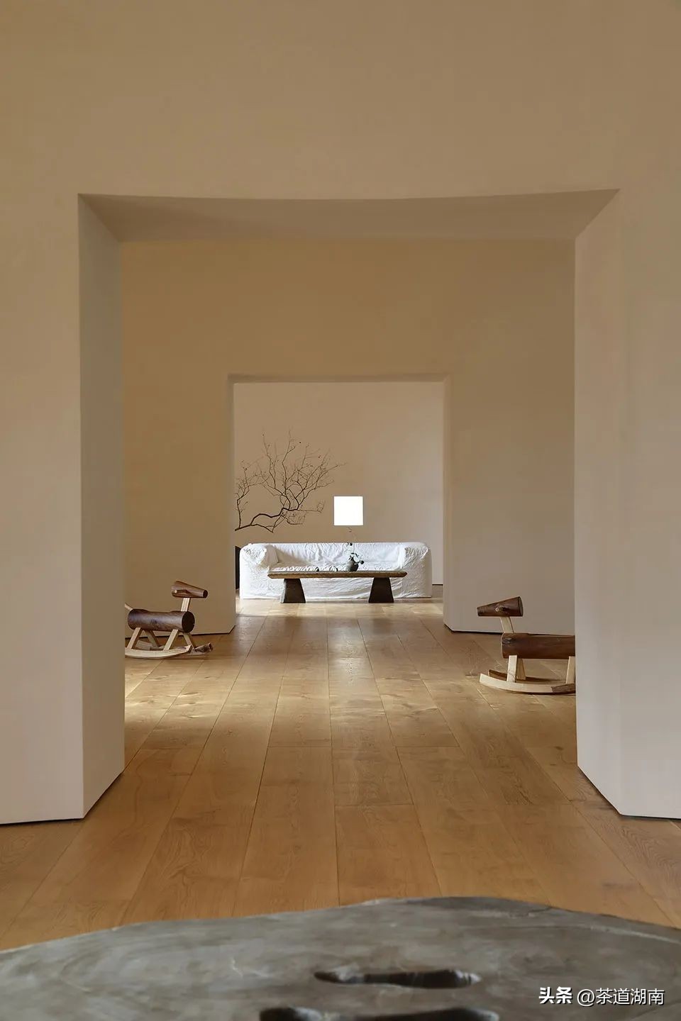 不装吊顶的禅意茶室装修效果图,广东禅意茶室私人会所包厢设计