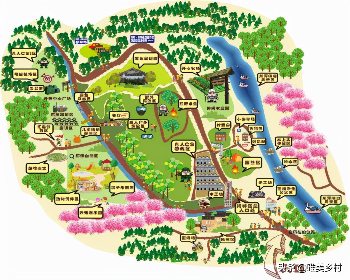 旅游区小山农庄经营模式,农庄景区轻资产策划