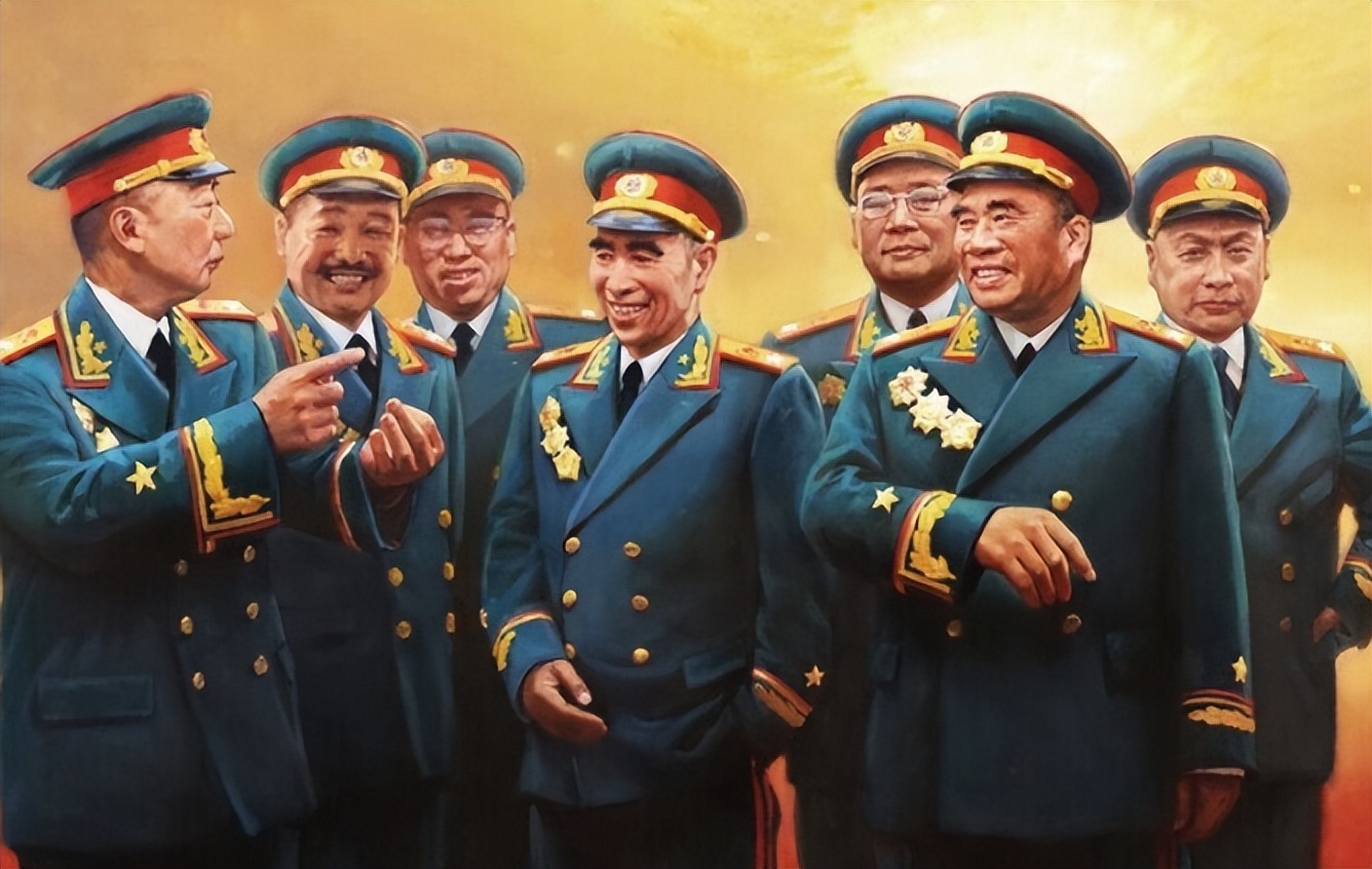 元帅和大将的授衔名单,1955年最初元帅军衔有多少人