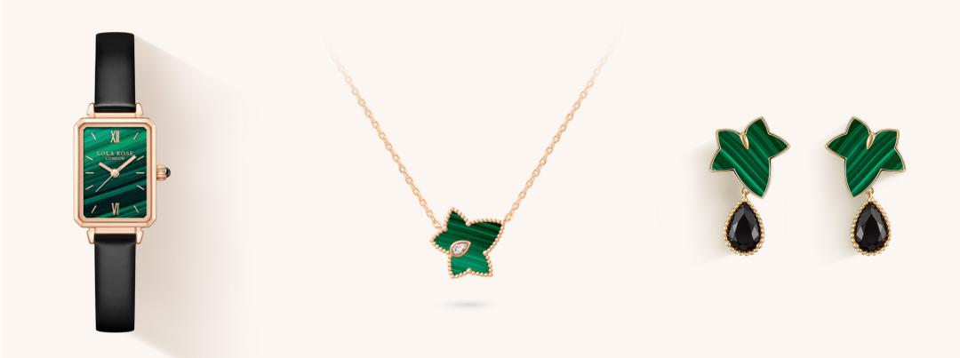 lolarose小绿表,英国进口lolarose欧美腕表