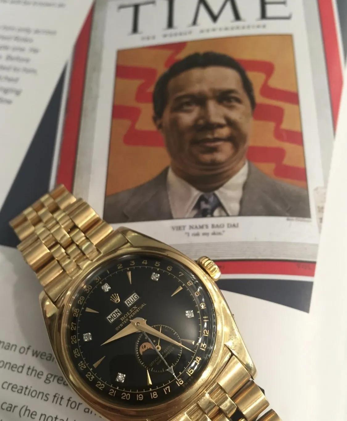 1954年他用2万7在瑞士买下一块金表，结果63年后拍出3518万天价