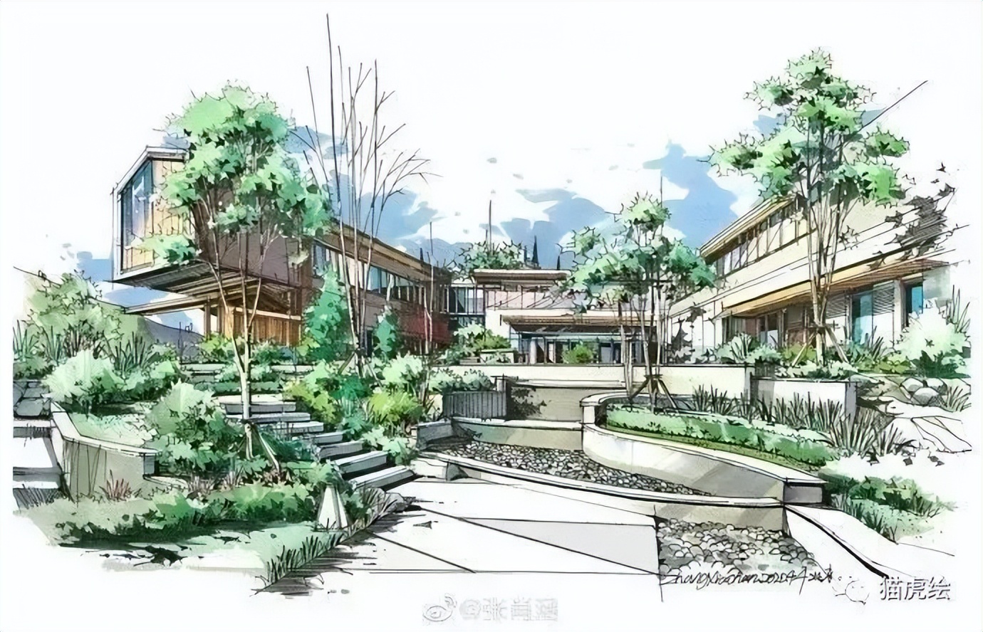 猫虎画,猫虎绘画