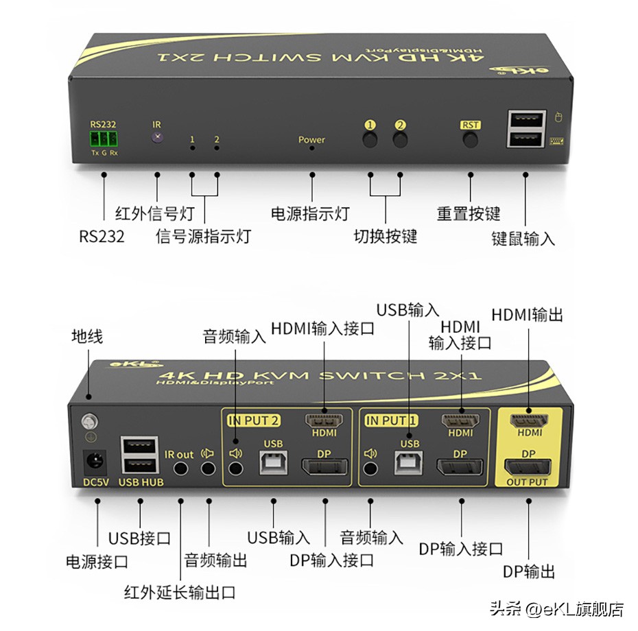 kvm切换器144hz双屏,kvm切换器可以连接两个显示器吗