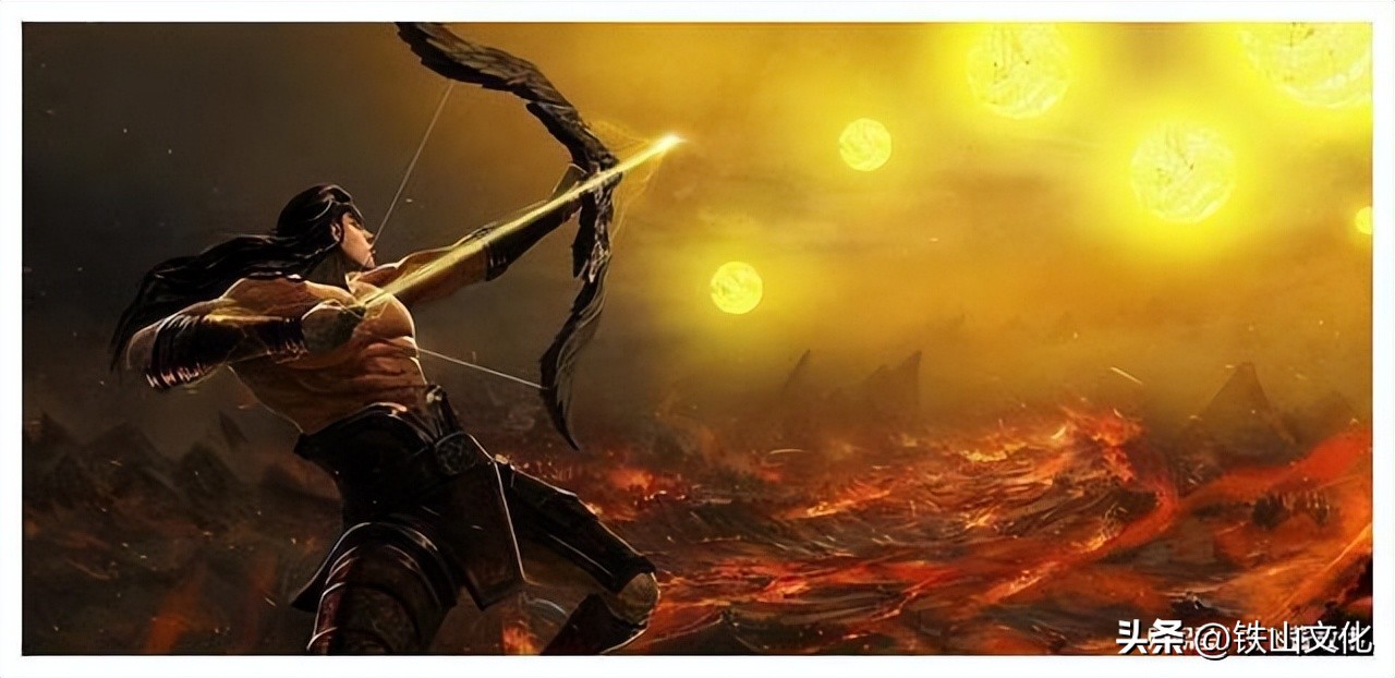 山海经羿射九日阅读记录卡,羿射九日是山海经的吗