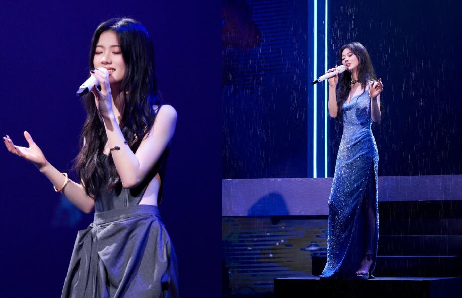 杨紫关晓彤跨年晚会造型,关晓彤2017年湖南跨年演唱会