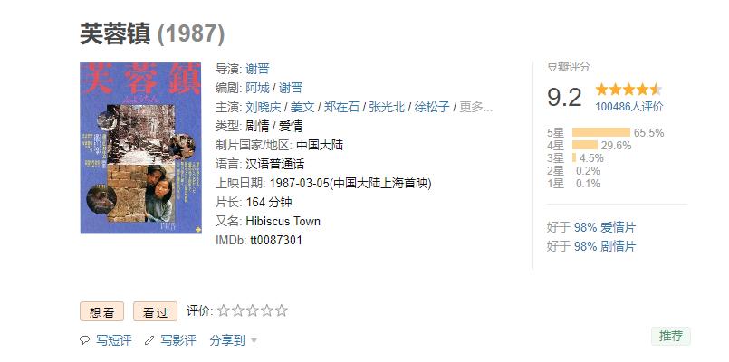 豆瓣评分最高的电影排行榜前十名,豆瓣评分9.5以上的电影动作片