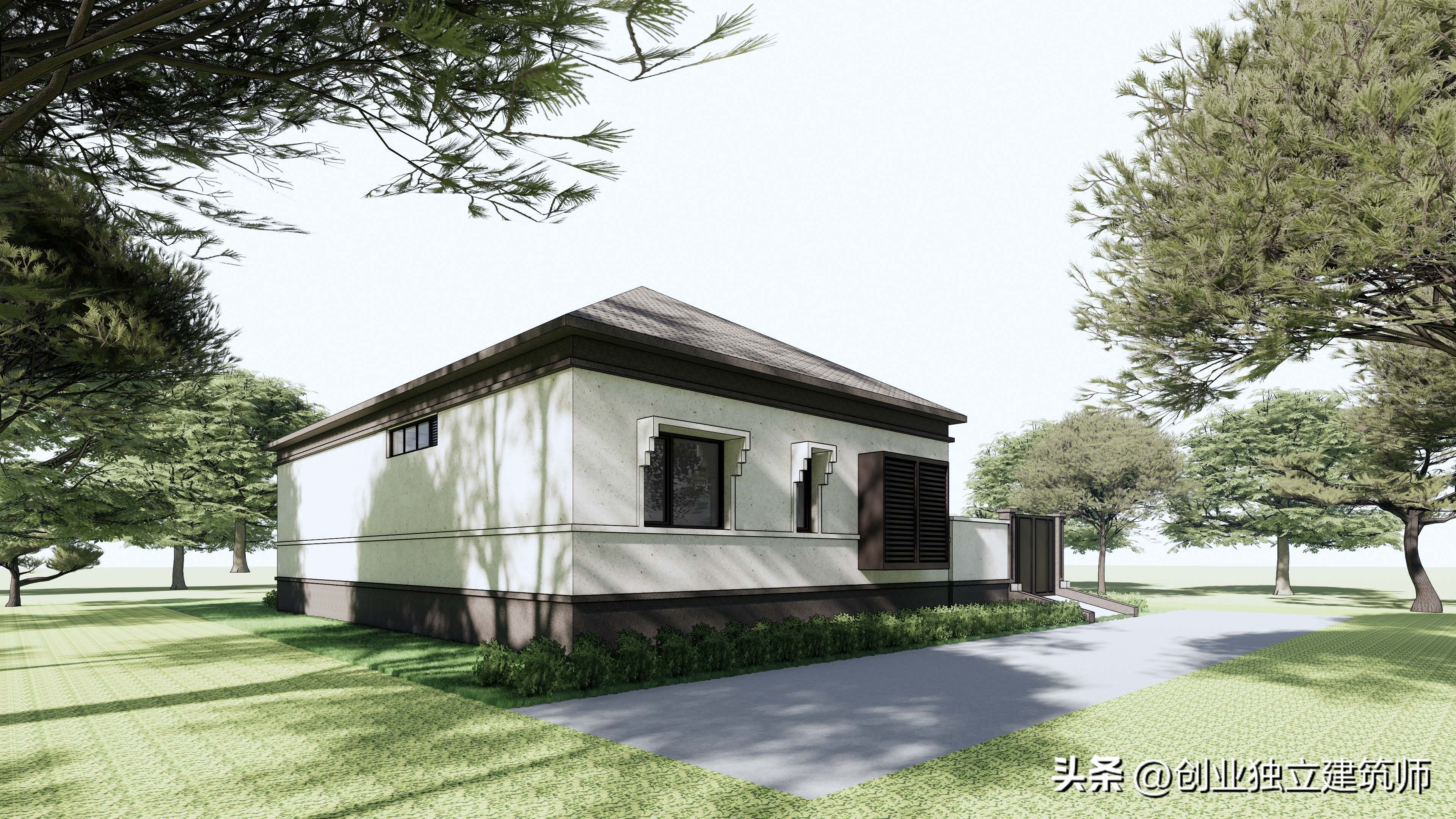 造墅工厂设计农村自建房,自建工作室设计