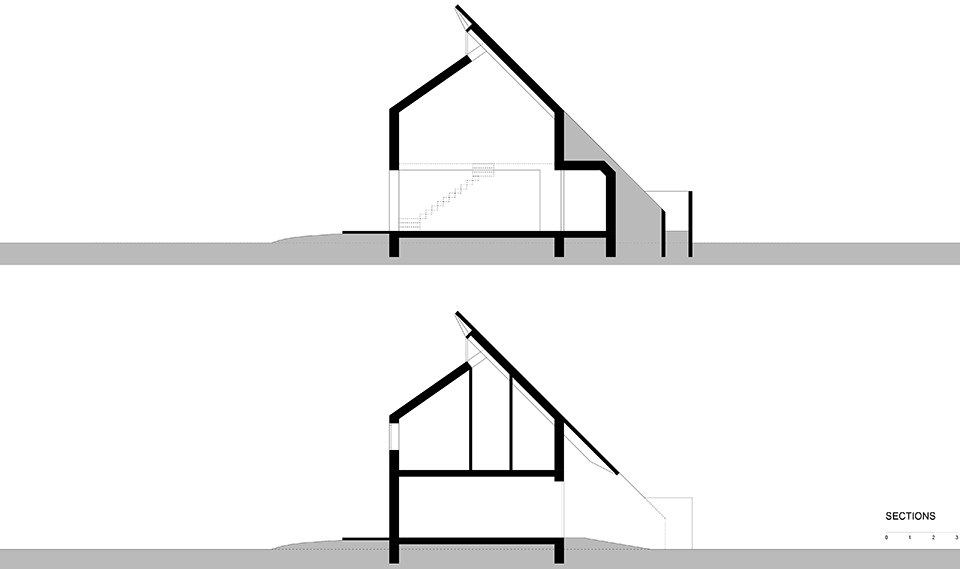 波兰田园的房子,波兰的房屋倒置