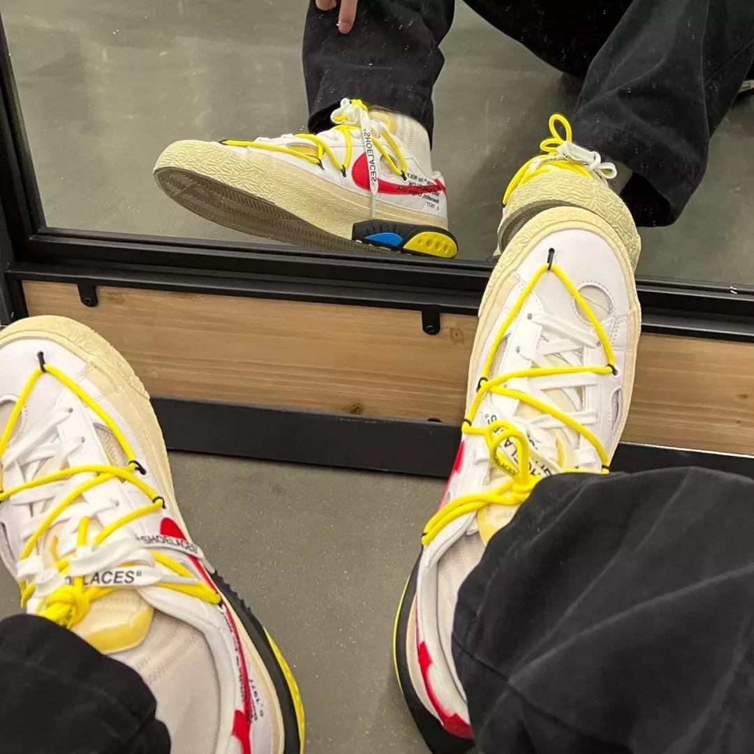 blazerow联名黑色和黄色,owblazerlow联名