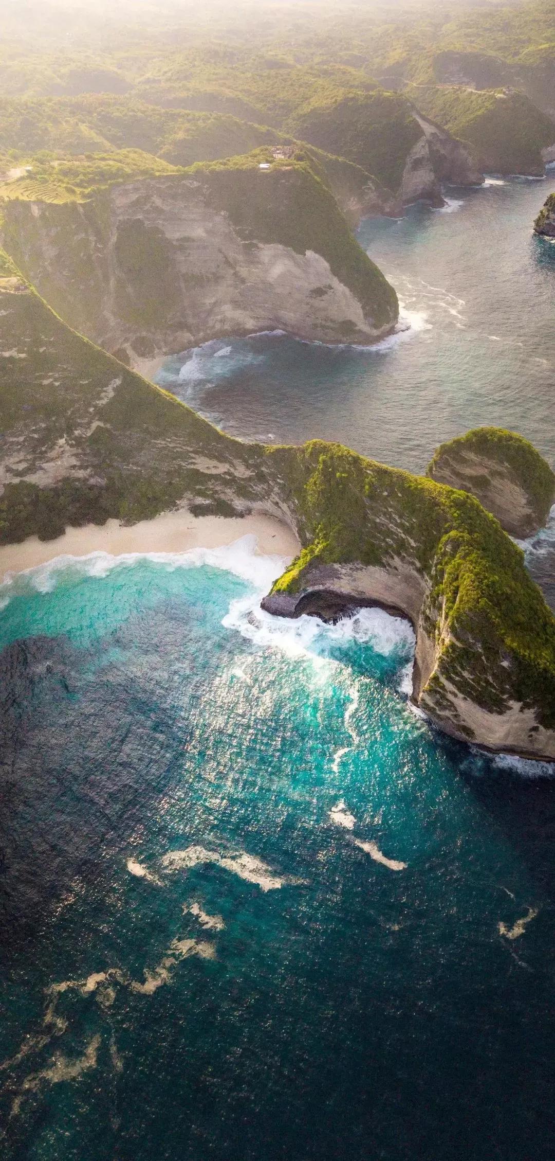 大海壁纸｜大海边，守候朝霞，聆听海浪的乐章