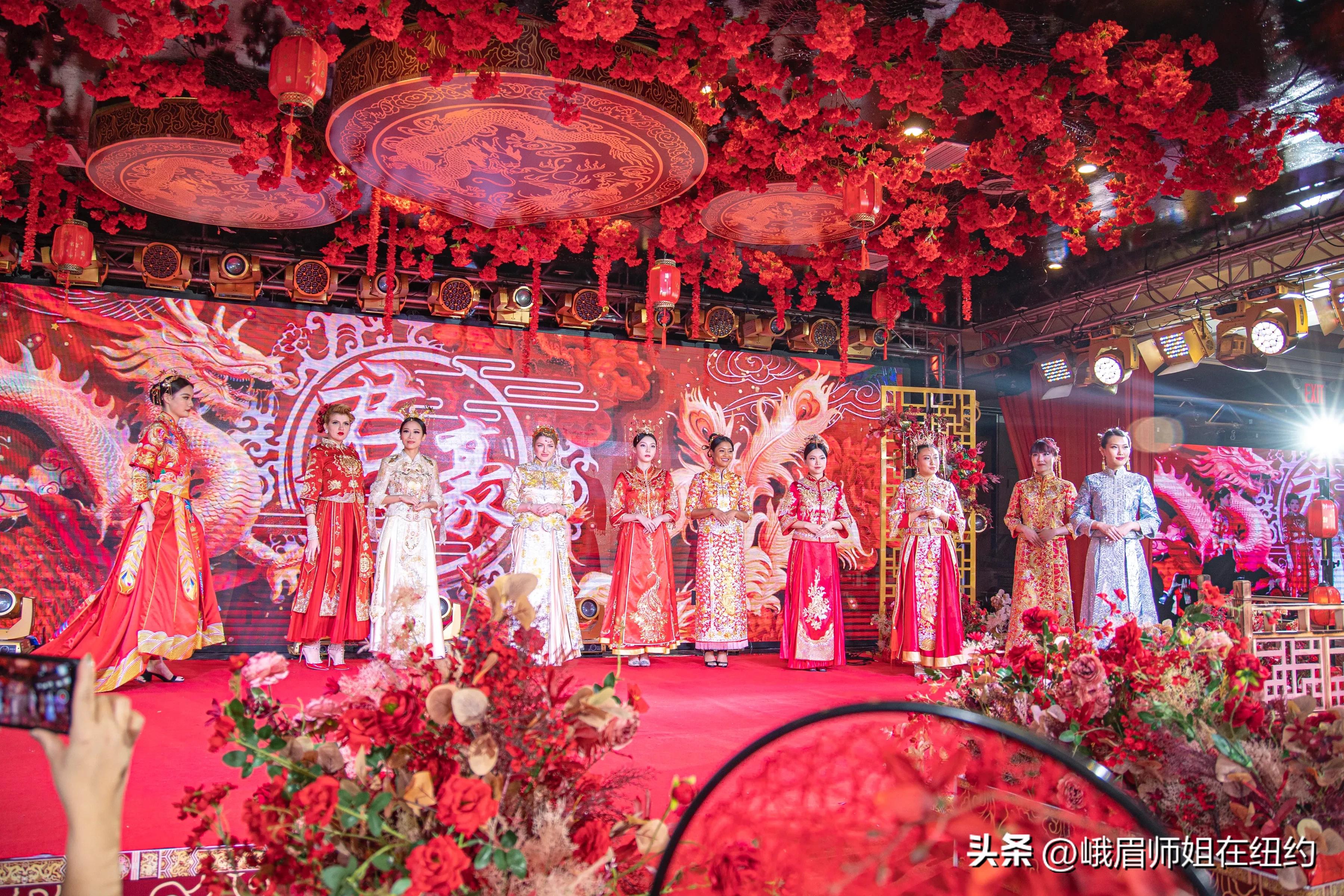 纽约华人首场婚礼秀，在君豪盛大开幕，群星璀璨