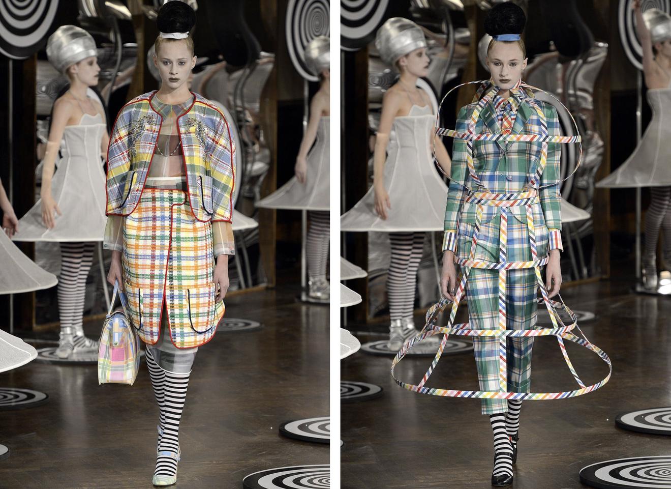 thombrowne侧边四条纹,thombrowne彩虹条纹短裤