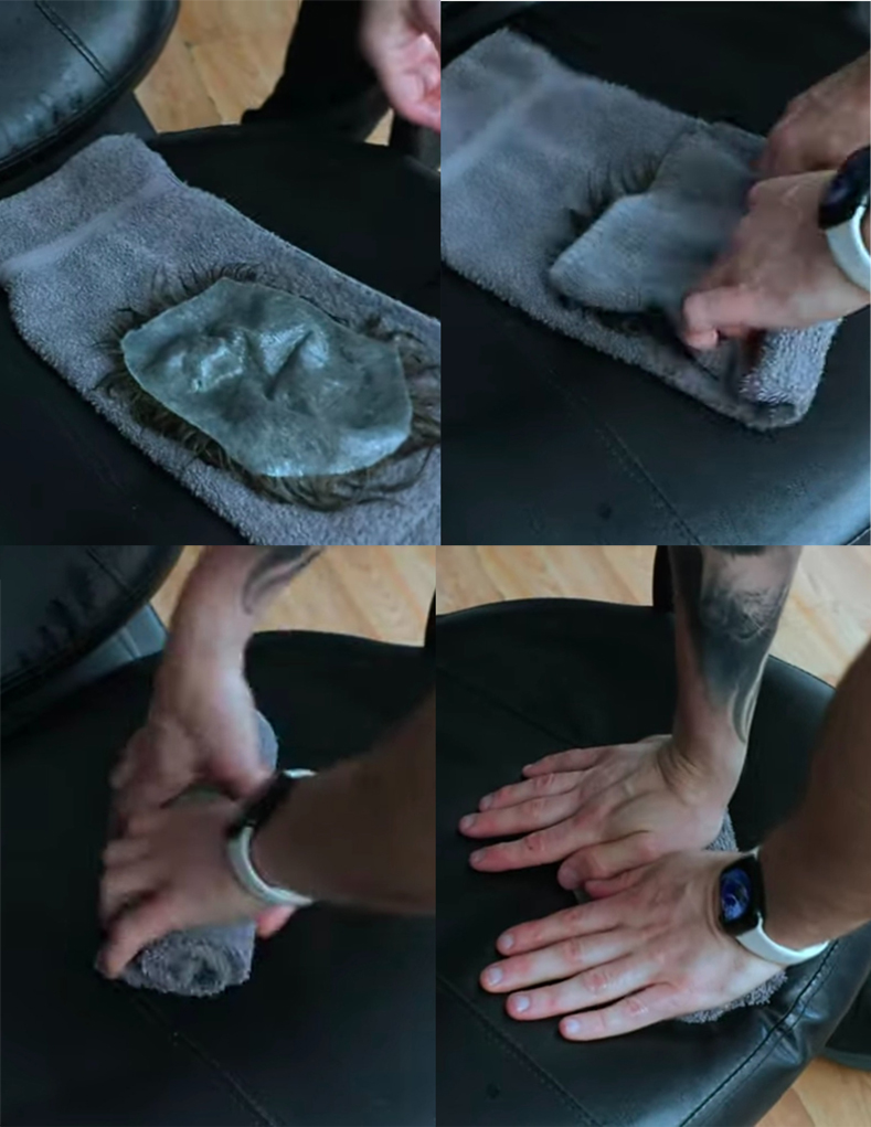 戴假发用的胶怎么清洗,假发上的粘胶怎么清理