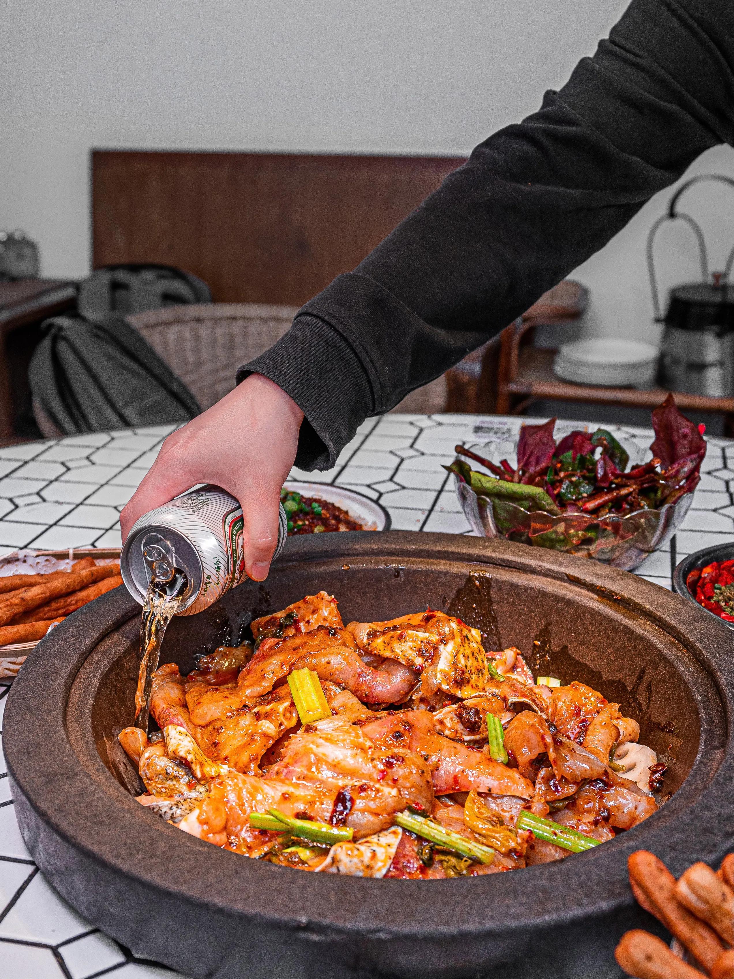 重庆石锅鱼蒸汽,重庆茶园蒸汽石锅鱼