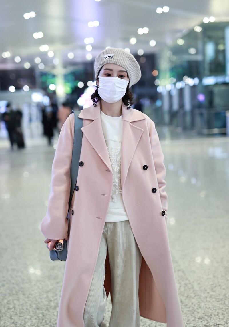 海清帅气冬季穿搭,海清穿衣搭配图