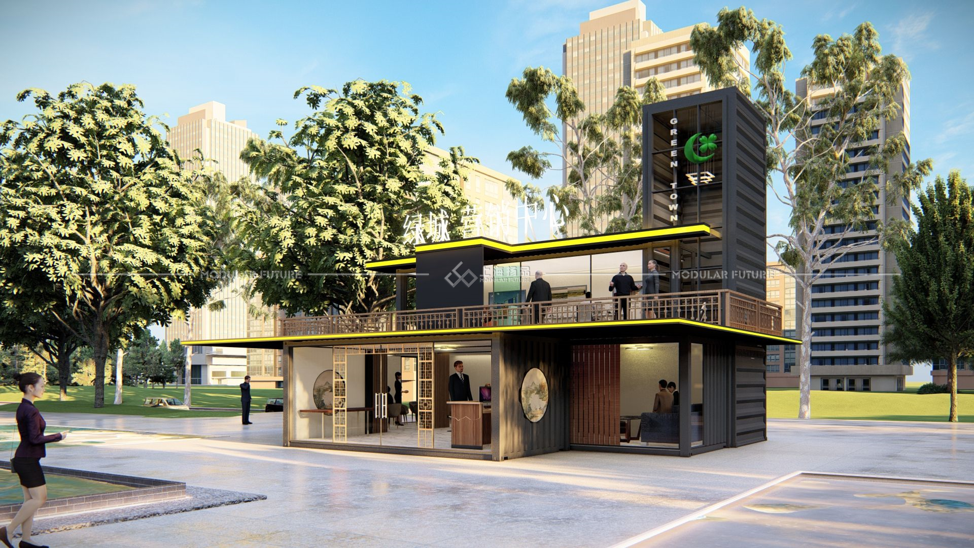 房地产精装房营销方案,集装箱售楼处创意设计的新颖优势