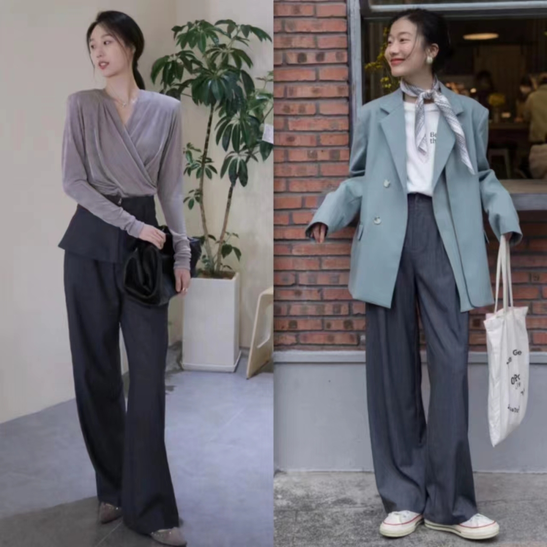 灰色裤子怎么搭配外套冬,灰裤子穿什么衣服才最好看