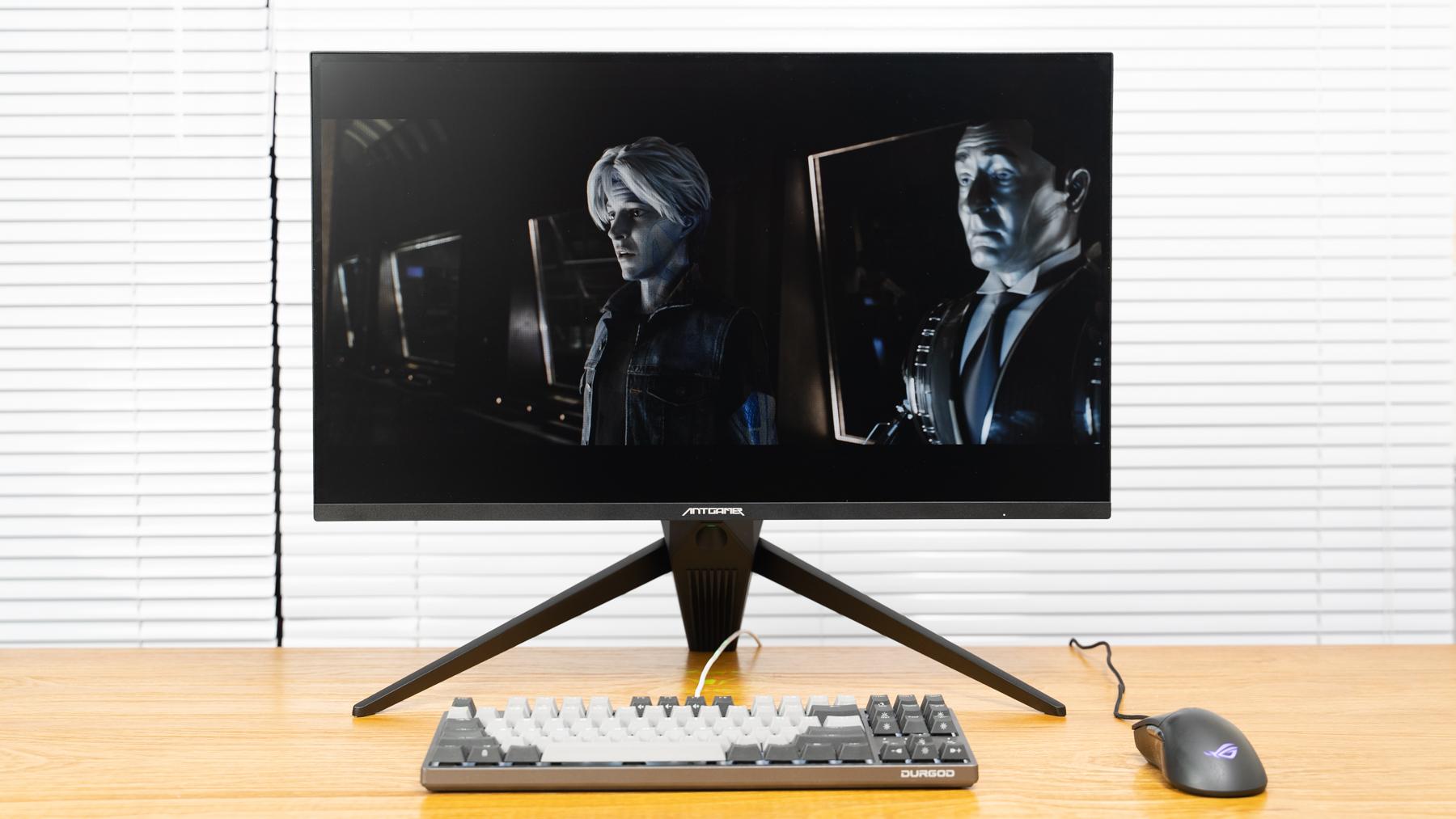 蚂蚁电竞4k144hz显示器评测,蚂蚁电竞m27qk对比爱攻240显示器