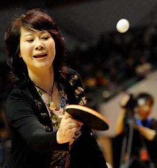 乒乓球运动员施之皓,乒乓球女皇曹燕华与施之皓