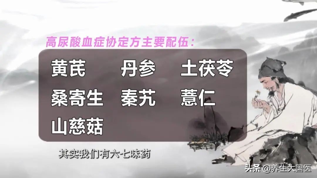 治疗痛风或高尿酸血症的中药,中医治高尿酸痛风