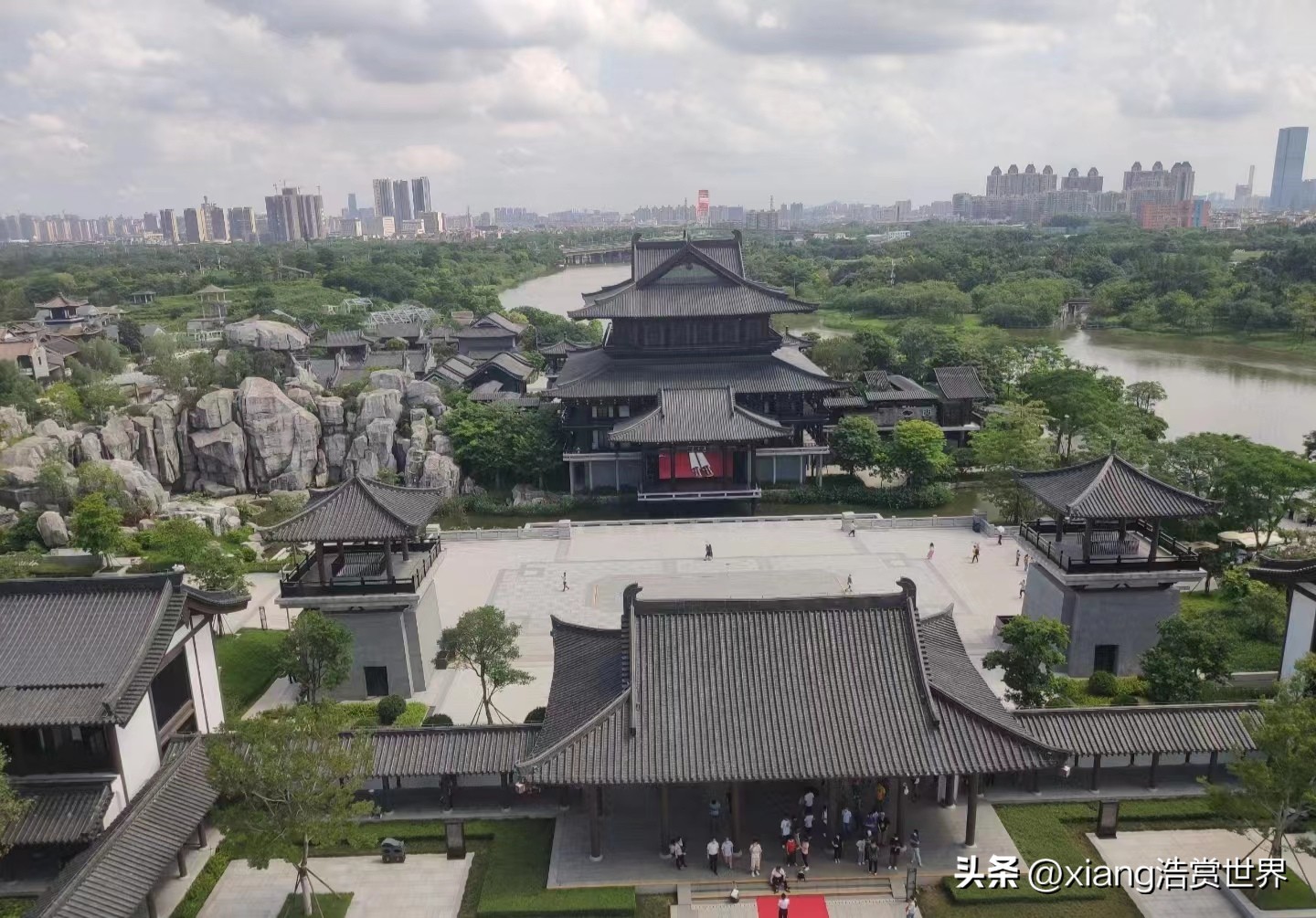 广州最新景点仿古建筑图片,广州新地标古代建筑