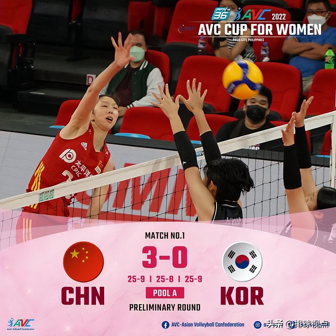 中国女排亚洲杯4连胜,女排亚洲杯中国vs韩国女排名单