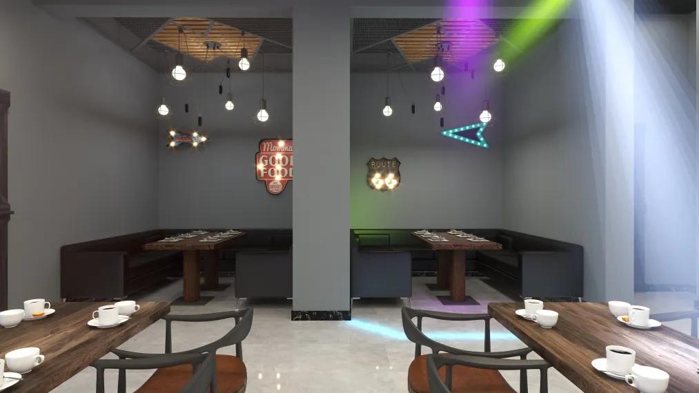 工业风烧烤店灯,工业风烧烤店设计多少钱一平