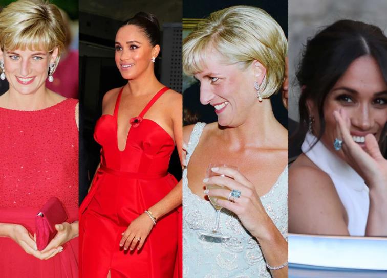 梅根再次抢镜,梅根戴安娜珠宝高级感