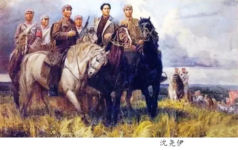 红军长征过草地插画,红军过草地画赏析