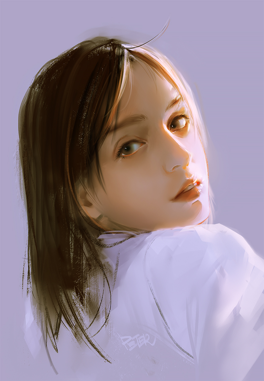 简单头像高级简约手绘清新意境,简洁个性头像手绘好看