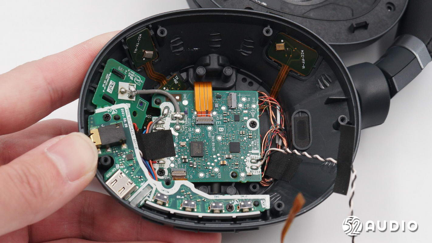 松下1200耳机拆解图,松下btd10头戴蓝牙耳机拆解