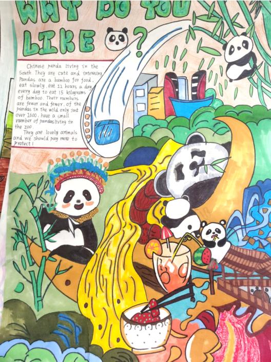 保护动物的英语手抄报六年级图文,英语保护动物手抄报六年级内容