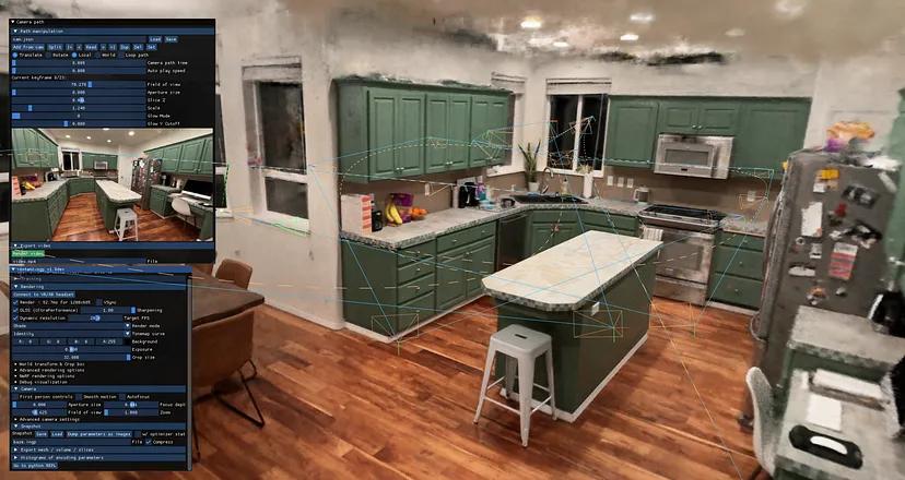 NeRF室内三维重建对比:LumaAIvs.Nerfstudiovs.Instant-NGP