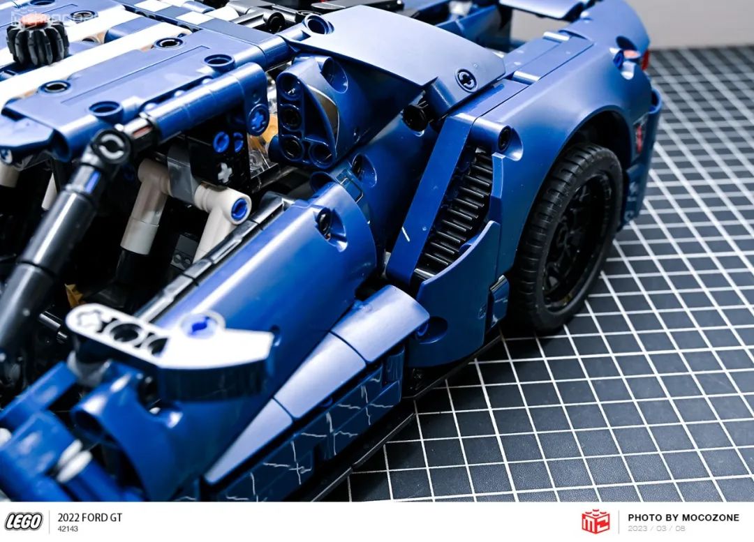 乐高积木福特gt跑车,福特gt2022