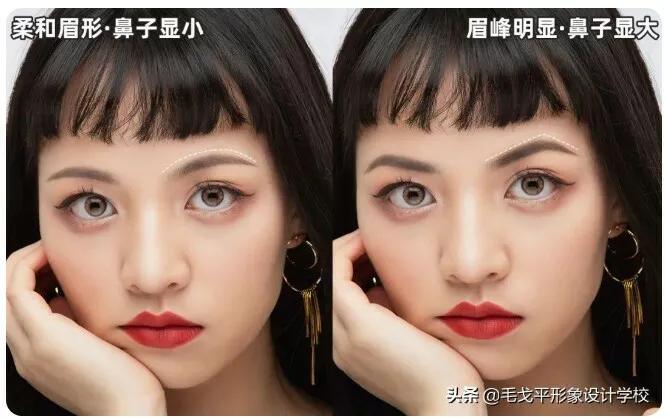 大鼻子要怎样化妆才能好看,大鼻子大嘴巴怎么化妆好看